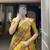 Yellow Kanjivaram Style Zari Weaving Work Lehenga Choli Set