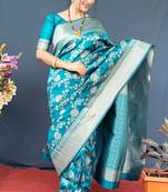 FIROZI BANARASI SILK SAREE WITH BLOUSE