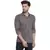 sanganeri printed shirt for men (grey)