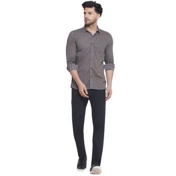 sanganeri printed shirt for men (grey) 5