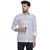 sanganeri printed shirt for men (white, size: free)