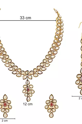traditional maroon meenakari handcrafted kundan necklace jewellery set 