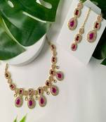 traditional kundan & stone choker necklace jewellery with earrings & maang tikka set 