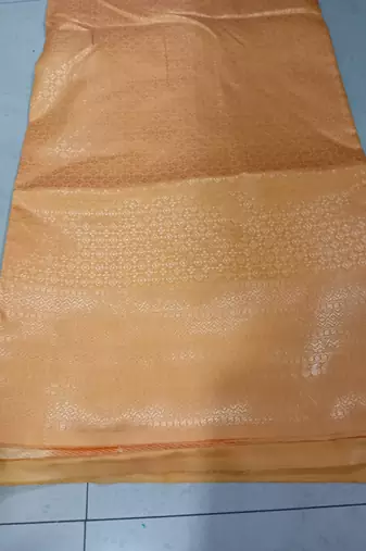  Yellow Woven Art Silk Saree With Blouse 