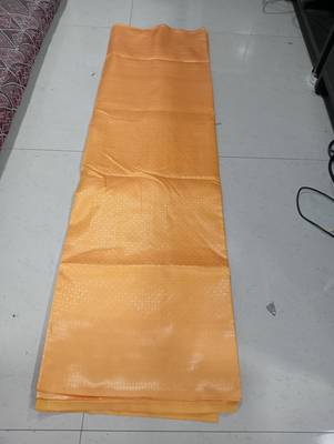  Yellow Woven Art Silk Saree With Blouse  5