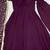 Wine Colour Georgette Fabric Fully Flair Stitched 3 Piece Long Stitched Gown