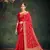 Heavy Red Woven Partywear Saree