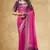 Pink Heavy Woven Georgette c Partywear Saree