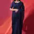 Smart And Trendy Blue Georgette c Bollywood Style Partywear Saree