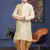 Boy's fawn printed dhoti kurta