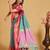 Skypink Woven Silk Blend Party Wear Saree With Blouse