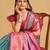 Skypink Woven Silk Blend Party Wear Saree With Blouse