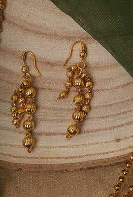 Gold Plated Necklace Set for Traditional Wedding 3