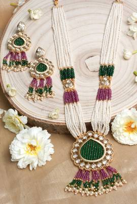 Multicolour Traditional  Necklace Set 1
