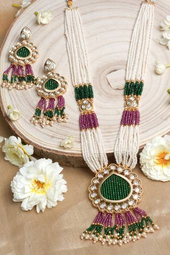 Multicolour Traditional  Necklace Set