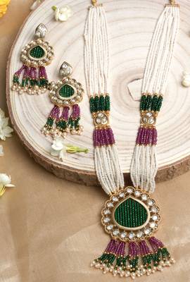 Multicolour Traditional  Necklace Set 4