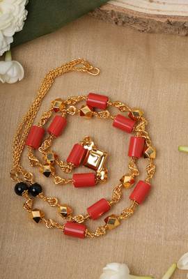 Red Gold Plated Necklace 4