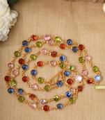Multicoloured Gold Plated Necklace