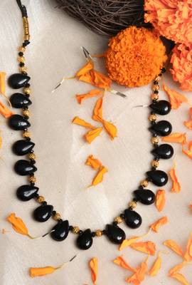 Black Gold Plated Necklace 1