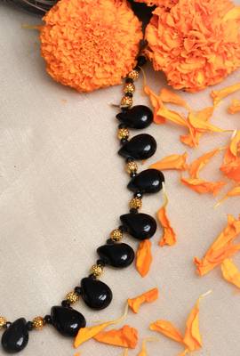 Black Gold Plated Necklace 3