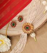 Elegance in White Gold Plated Necklace Set