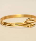 Gold Plated 3 Layer Bangle