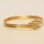 Gold Plated 3 Layer Bangle