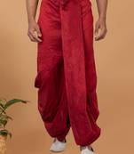 Rootedlibaas men's emroidered traditonal dhoti