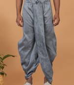 Rootedlibaas men's emroidered traditonal dhoti