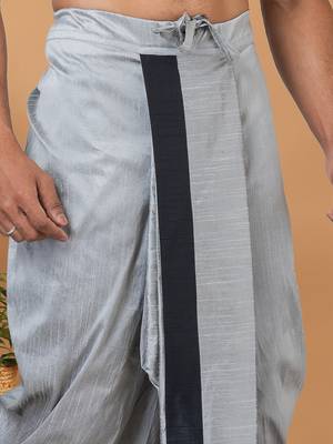 Rootedlibaas men's traditonal dhoti 4