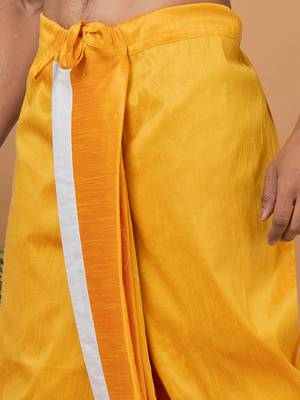 Rootedlibaas men's traditonal dhoti 4