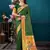 Sangam Prints Dark Green Paithani Silk Woven Work Traditional Tassels Saree