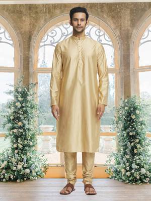 Black art silk jacket kurta for men's 4
