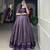 Printed Dola Silk Long Gown