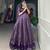 Printed Dola Silk Long Gown