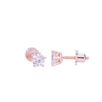 single white stud screw earrings 2