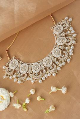 White Gold Plated Bridal Jewelry Set 2
