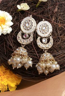 White Gold Plated Bridal Jewelry Set 4