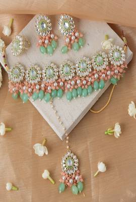 Multicoloured Bridal Jewelry Set 1