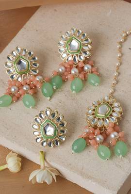 Multicoloured Bridal Jewelry Set 3