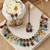 Multicoloured Jewelry Set With Jhumka
