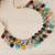 Multicoloured Jewelry Set With Jhumka