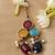 Multicoloured Jewelry Set With Jhumka