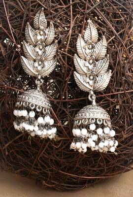 Silver Serenity Wedding Earrings Set 1