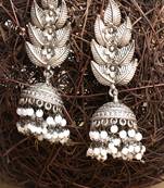 Silver Serenity Wedding Earrings Set