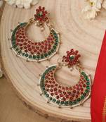 Multicoloured Wedding Earrings Set