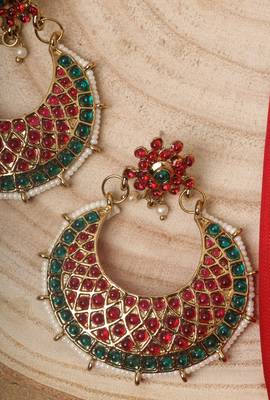 Multicoloured Wedding Earrings Set 3