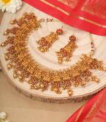 Necklace Set With Laxmi Motif