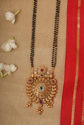 Gold Plated Wedding Mangalsutra 3