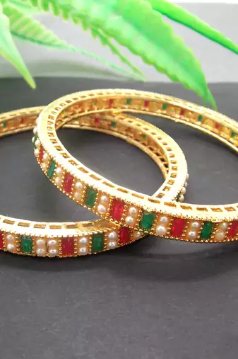 9blings multicolor set of 2 bangle